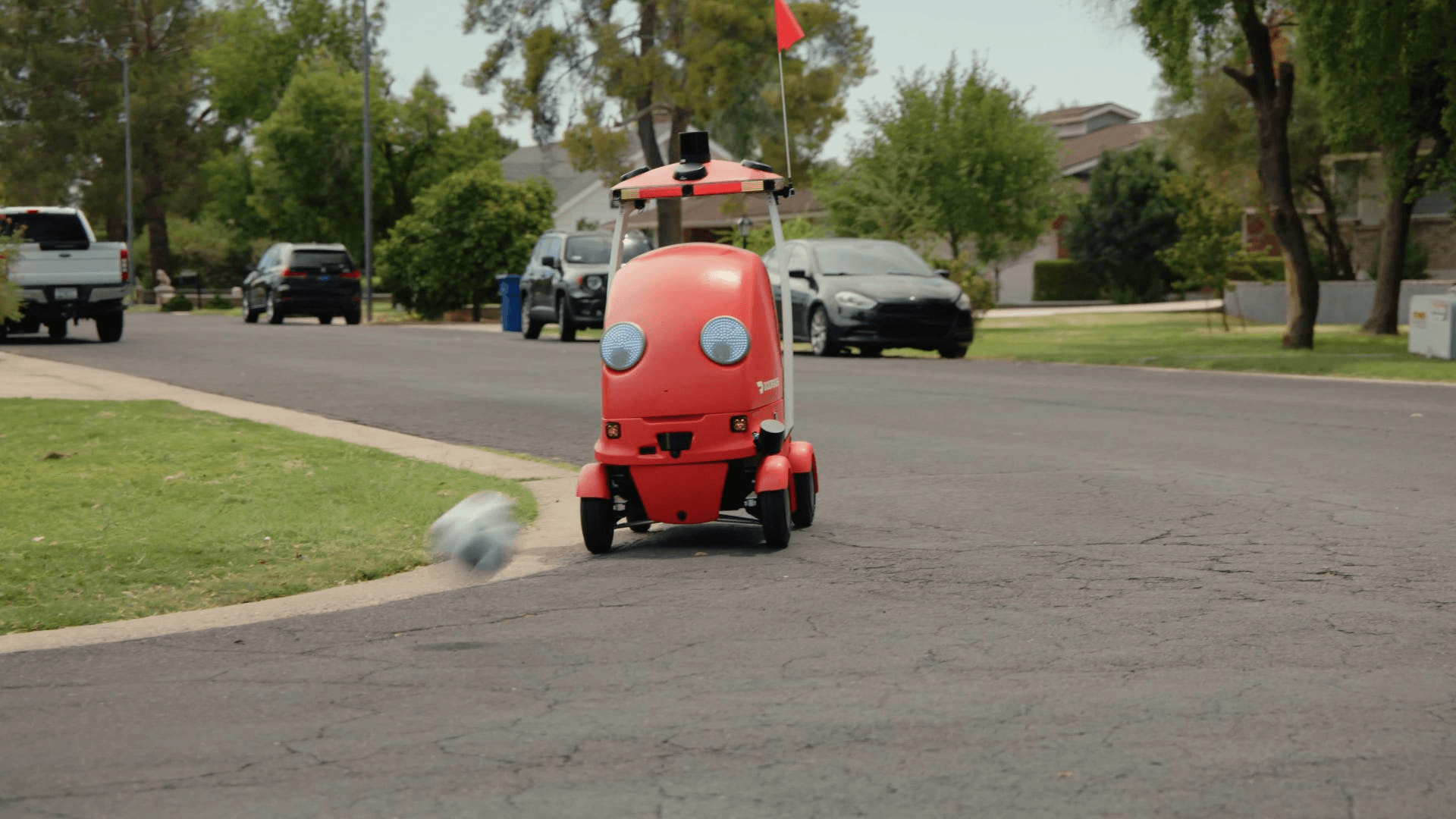 DoorDash Launches The Cutest 20mph Delivery Robot