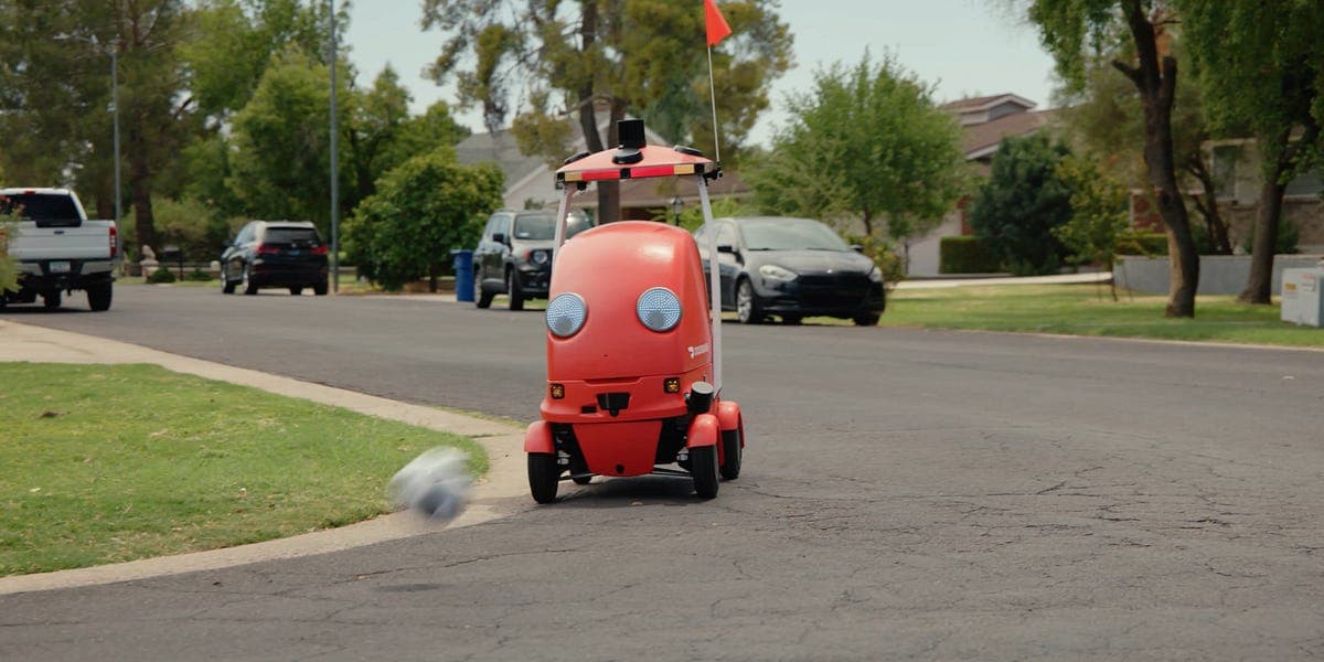 DoorDash Launches The Cutest 20mph Delivery Robot